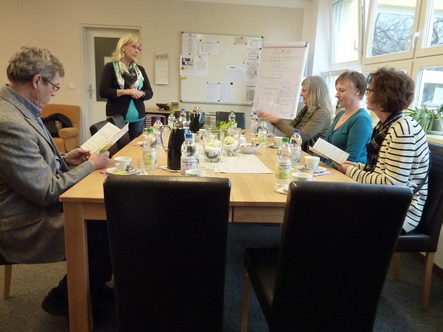 Zusammensitzen der Schulleiter