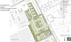 Kartenausschnitt des Bebauungsplangebietes