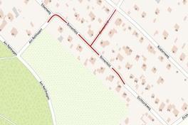 Vollsperrung eines Teilstückes der Straße Binnenfeld