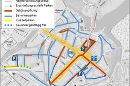 Neuer Bewohnerparkbereich T auf der Theaterinsel