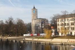 Bauzaun-Gestaltung St.-Johannis-Kirche