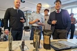 Zu den Gästen der "550 Jahre Roland"-Pressekonferenz zählt Oberbürgermeister Steffen Scheller.