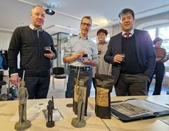 Zu den Gästen der "550 Jahre Roland"-Pressekonferenz zählt Oberbürgermeister Steffen Scheller.