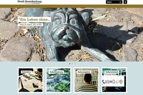 Auf der Homepage der neuen Website grüßt u.a. der Waldmops.