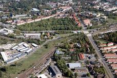 Luftbild von der Entwicklungsfläche Magdeburger Straße Nord