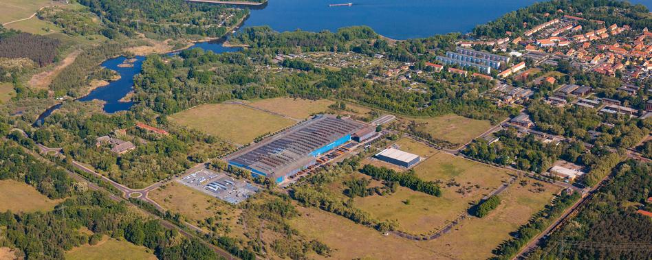 Luftbild vom Industrie- und Gewerbegebiet Kirchmöser Süd