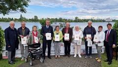 Die vor Ort Ausgezeichneten.