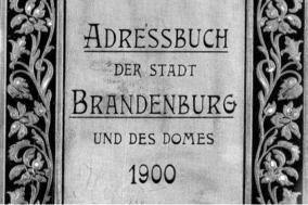 Digitalisierte Adressbücher online einsehbar