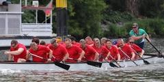 Augenblicke vom Drachenbootrennen am Samstag.