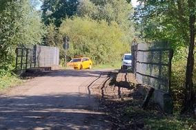 Die Brücke im Verlauf des Sandfurthweges.