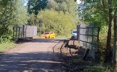 Die Brücke im Verlauf des Sandfurthweges.