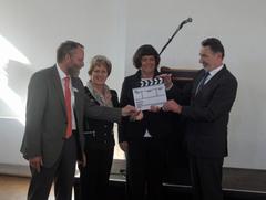 Eröffnung durch Wolfgang Blasig, Dr. Dietlind Tiemann, Edelgard Woythe und Jann Jakobs