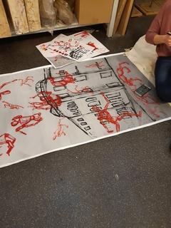 Brandenburg & ich – Abb 2 Skizzen und Vorstudien, selbst Fotos auf dem Handy illustrieren den Entstehungsprozess der Bilder (Foto: Stiftung Wredow‘sche Zeichenschule)