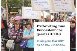 Fachvortrag zum Bundesteilhabegesetz am 3. Mai 2019