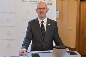 Daniel Keip am Rednerpult.