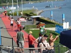 Besonders interessant für die Zuschauer sind die Portagen vor der Tribüne.