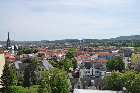 Ansicht Kaiserslautern von oben