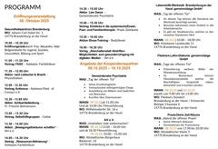 Das Programm zur "Woche der seelischen Gesundheit".