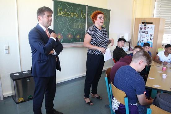 Dänische Schüler zu Gast an der Otto-Tschirch-Oberschule