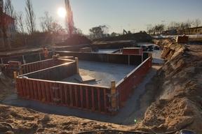 hier entsteht der neue Fußgängertunnel