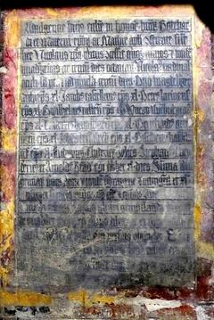 Brandenburg, St. Gotthardt, große Ablassinschrift