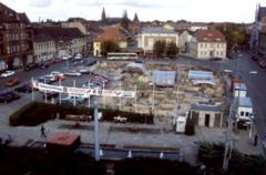 Der aufgebuddelte Neustädtische Markt 1996.