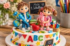 Torte zum ersten Schultag