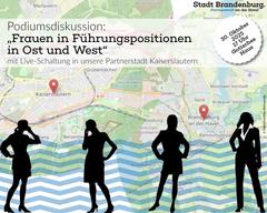 Plakat zur Werbung für die Diskussion