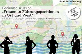 Plakat zur Werbung für die Diskussion