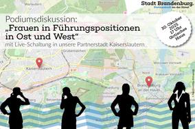 Plakat zur Werbung für die Diskussion
