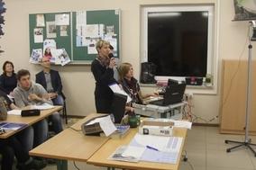 Russische Lehrerin aus der Partnerstadt&nbsp;...