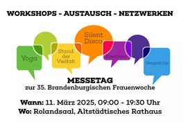 Flyer Messetag Frauenwochen