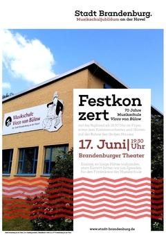 Plakat zum Festkonzert