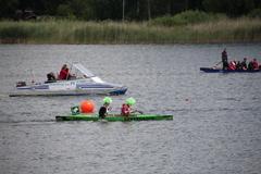 der "Spreegator" im Schlusspurt