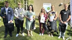 Die neuen Auszubildenden.