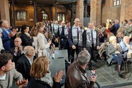 Hochschul-, Studien- und Stadtleitung führten die neuen Studierenden ins Paulikloster.