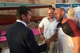 Empfang für weltklasse Kanutinnen und Kanuten