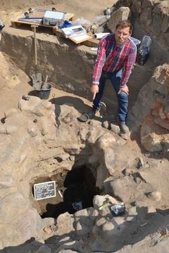 Grabungsstätte in Schmerzke