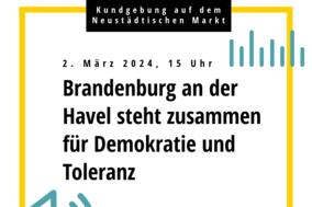 Plakataufruf zur Kundgebung