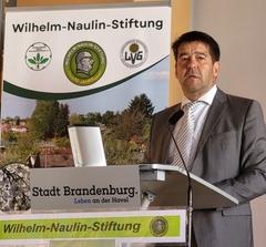 Steffen Scheller am Rednerpult.