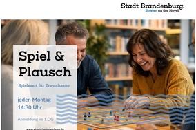Plakat – Erwachsene spielen ein Brettspiel