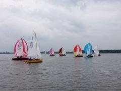 prall gefüllte Spinnaker, das symbolische Zeichen der P-Boote