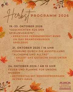Das Programm in der Übersicht Teil 1