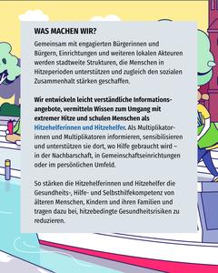 Was Hitzehelfer machen.