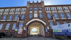 Das 1907 gebaute Verwaltungsgebäude der Excelsior-Fahrradwerke.