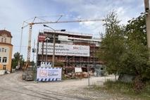 Ansicht vom Eingang Altes Straßenbahndepot/Bauhofstraße.