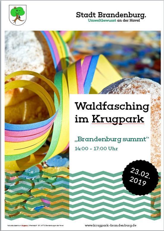 Waldfasching im Krugpark - Brandenburg summt