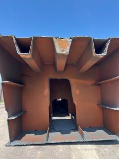 Einblick in die einst tragende Konstruktion.