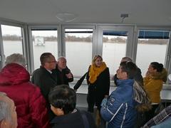 Zielturm Informationsaustausch im Zielturm der Regattastrecke Beetzsee.