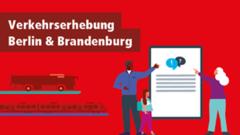 Hinweisschild zur Verkehrserhebung